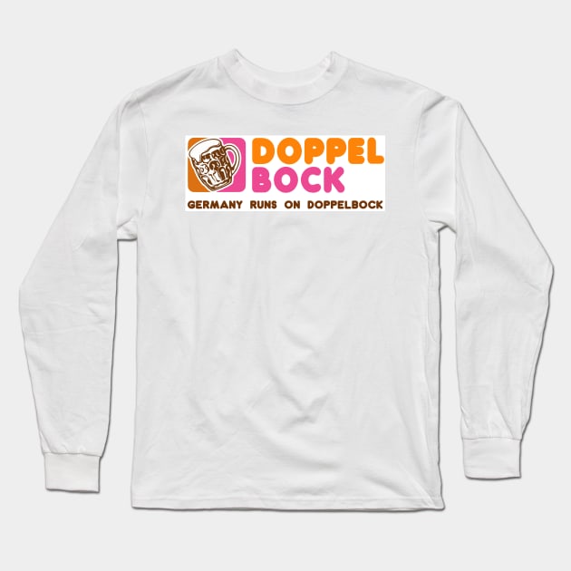 Dunkin' Doppelbock Long Sleeve T-Shirt by OutOfCode